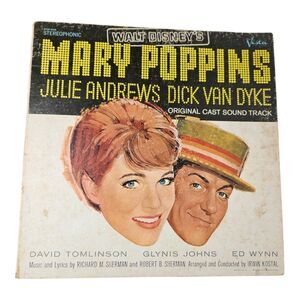Walt Disney's Mary Poppins Julie Andrews Dick Van Dyke Vinyl